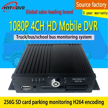 Priamym predajom na mieste miestne video, SD karta monitorovanie hosť HD 1-4 Cestnej Mobile DVR poľnohospodárskej rušeň / off-road vozidlá /nákladiak