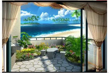 Prispôsobený 3d tapety 3d nástenné maľby S moderná záhrada krajiny dekorácie pozadí nástennú maľbu, tapety izba