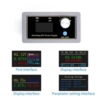 Programovanie CNC Buck-boost DC Nastaviteľné Regulované Modul Napájania Automatické Zosilnenie Prevodníka Voltmeter Ammeter
