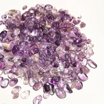 Prírodné Ametyst čipy stone Polished quartz crystal kamene
