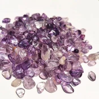 Prírodné Ametyst čipy stone Polished quartz crystal kamene