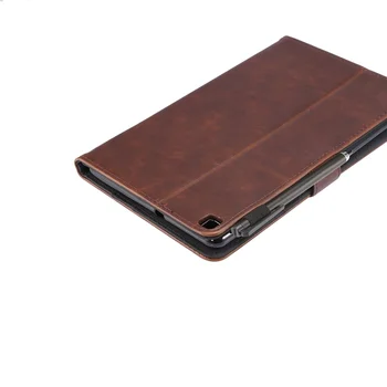 Puzdro Pre Samsung Galaxy Tab 8.0-palcový SM-T290 T295 T297 2019 Kryt Coque Smart PU Kožené Stojan peňaženky, Tašky mäkké tablety prípade