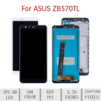 PÔVODNÝ Pre ASUS Zenfone Max Plus M1 ZB570TL Dotykový LCD Displej Digitalizátorom. Montáž Pre Asus zb570tl Displej withFrame Náhradné