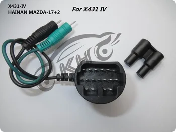 Pôvodný pre LAUNCH X431 pre HAIMA -17+2 Kolíkov Adaptér IV GX3 Maste pre HAIMA -17+2 Pin OBD-II Konektor Connecter OBD2 Adaptér