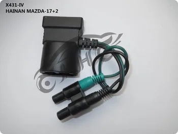Pôvodný pre LAUNCH X431 pre HAIMA -17+2 Kolíkov Adaptér IV GX3 Maste pre HAIMA -17+2 Pin OBD-II Konektor Connecter OBD2 Adaptér