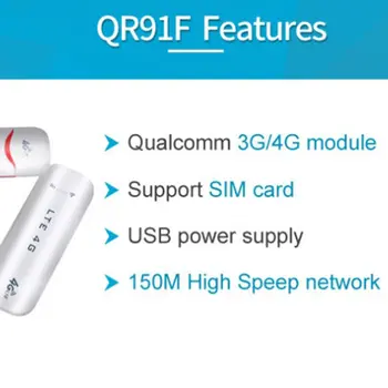 Qr91f 4g Wifi Vykonáva Bezdrôtový Smerovač Prenosné Všeobecné použitie Zariadenia Usb Rozhranie Bezdrôtového Smerovača