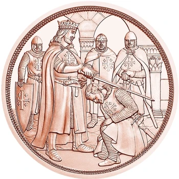 Rakúsko 2019 Rytier Príbeh Série Dobrodružstvo 10 Euro Pamätné Mince Pravých eurových Zbierky skutočný originál mince