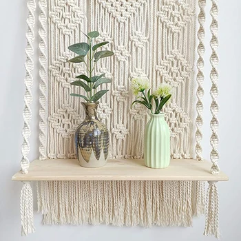Rastlina visí kôš dekorácie strapec gobelín stene visí ručne tkané dekorácie rodine obývacej izby, spálne dekorácie