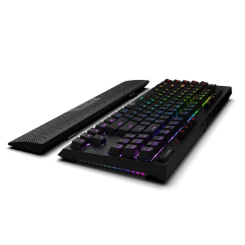 Redragon K596 Vishnu 2.4 G Bezdrôtový RGB Mechanical Gaming Keyboard, 87 Klávesy TKL Kompaktná Klávesnica s 2400 mAh