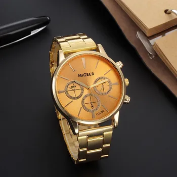 Relogio masculino hodinky mužov 2019 Módne Luxusné Crystal z Nerezovej Ocele, Quartz Analógové Náramkové Hodiny Obchodných Sledovať reloj 7758