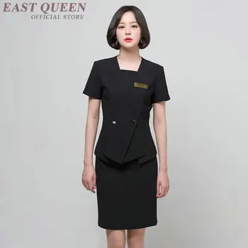 Rozhovor vyhovovali masáž jednotné business office jednotné vzory žien dámske elegantné sukne sako vyhovovali FF1294