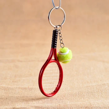 Roztomilý Mini Tenis Raketa Keychain Krúžok Na Kľúče S Raketou Tenis Prívesok Na Kľúč Držiteľa Darček Muža, Ženy Chaveiro Llaveros Kúzlo Taška Prívesok