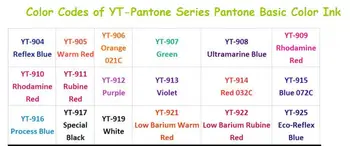 Rubine Červená veľkoobchod YT-911 Pantonebasic farba seres pre ofsetovú tlač,1 kg/políčko,dobrá kvalita,hot predaj, výtvarné spracovanie
