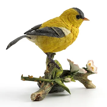 Ručné rytie umelecké Diela Britská návrhárka žltá pinka realistické zvierat dekorácie bytového zariadenia holiday dary