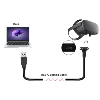 Rýchle Nabíjanie Kábel pre Oculus Quest Odkaz VR Headset 1/3/5/8M USB Typu C údaj pre Parné VR Quest Typ-C 3.1 Dátový Kábel