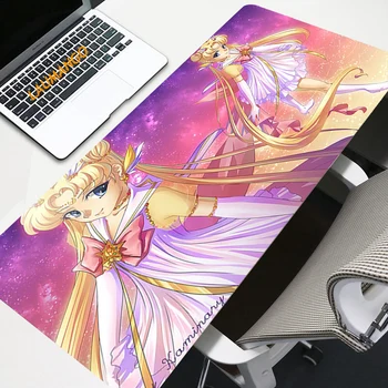 Sailor Moon Veľké 90x40cm Office Podložka pod Myš Mat Hráč Gaming Mousepad Klávesnice Výpočet Anime Stôl Vankúš pre Tablet PC, Notebook 8747