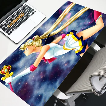 Sailor Moon Veľké 90x40cm Office Podložka pod Myš Mat Hráč Gaming Mousepad Klávesnice Výpočet Anime Stôl Vankúš pre Tablet PC, Notebook