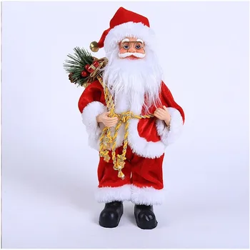 Santa Claus Bábiku Veľkú 43*16 cm 2020 Vianočný Strom Ornament Nový Rok Domáce Dekorácie Natal Deti Darček Veselé Vianočné Ozdoby