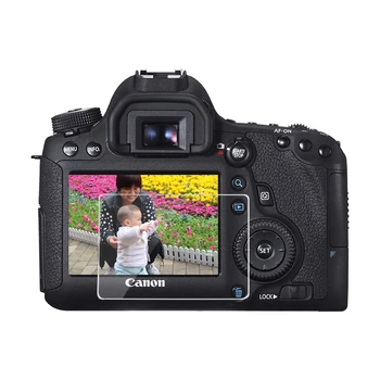 Screen Protector Pre Canon EOS 1200D/1300D/1500D/2000D 70 D/77D/80D/800D Tvrdené Sklo LCD Ochranný Film HD Kamera Protector