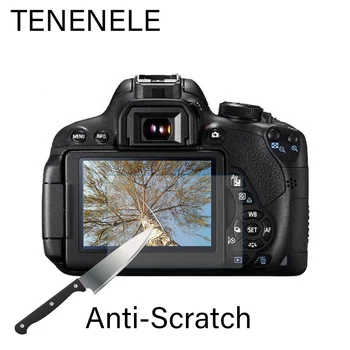 Screen Protector Pre Canon EOS 1200D/1300D/1500D/2000D 70 D/77D/80D/800D Tvrdené Sklo LCD Ochranný Film HD Kamera Protector