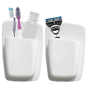 Silikónové Pult, Používaný v Kúpeľni a Wc, Silné prísavky Môže Držať Britva, zubná Kefka a Iné toaletné Potreby
