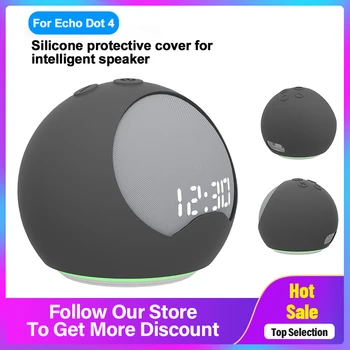 Silikónové Puzdro Pre Amazon Bluetooth Audio Silikónové Echo Dot 4 Smart Reproduktor Ochranný Kryt Pre Amazon Echo Dot 4 Reproduktor 4007