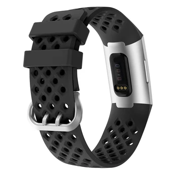 Silikónový Náramok náramok na Zápästie pre Fitbit Poplatok 3 Fitness Aktivity Tracker Smartwatch Športové Hodinky Remienok Kapela Malá Veľká