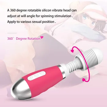 Silný Klitorisu Vibrátory USB Nabíjanie Čarovná Palička AV Vibrátor Masér Sexuálne Wellness Erotické, Sexuálne Hračky Pre Dospelých Žien Produkt