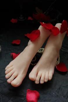 Simulácia ženské nohy model obuvi model ľudského obrátený model hodvábne pančuchy krásne nohy lekárske akupunktúra maľovanie