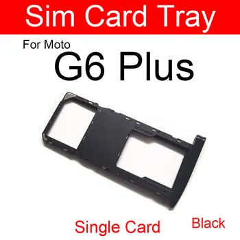 Single/Dual Sim Kartu Zásuvka Pre Motorola Moto G6 Plus G6+ XT1926 G6 Hrať Micro SD Slot Karty Sim Adaptér Replacment Časti
