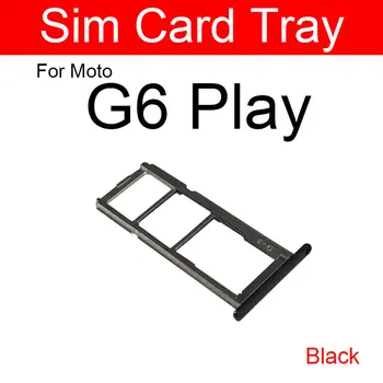 Single/Dual Sim Kartu Zásuvka Pre Motorola Moto G6 Plus G6+ XT1926 G6 Hrať Micro SD Slot Karty Sim Adaptér Replacment Časti