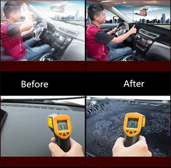 Sinjayer Anti-slip Auto Panel Kryt Dashmat Pad Vnútorné Auto Koberec slnečník Prístrojovej Doske Kryt Pre Mitsubishi ASX 2013 14-2019
