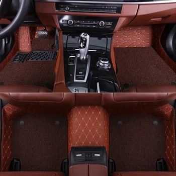 SLNEČNÉ FOX Auto podlahové rohože pre Chevrolet Camaro všetkých poveternostných 5D auto-styling nepremokavé koberec vložky(2010- 973