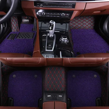 SLNEČNÉ FOX Auto podlahové rohože pre Chevrolet Camaro všetkých poveternostných 5D auto-styling nepremokavé koberec vložky(2010-