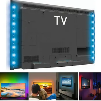 Smart Pixel Osvetlenia LED Ovládač,LED TV Svetla Strip RGB LED Náladu Pozadie Osvetlenie, TV Podsvietenie 16 Farieb, LED Pásy Svetla