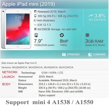 Smart PU Kožené Stojan, puzdro Pre Apple iPad mini 5 2019 7.9 palcový Funda Chránič zadný Kryt Pre ipad mini 4 Prípad tabletu