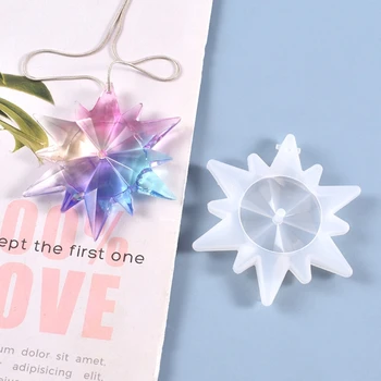 Snowflake Prívesok Silikónové Formy DIY Remesiel, Šperkov, Takže Nástroj Crystal Epoxidové Živice Plesní