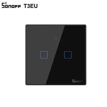 SONOFF TX T3 EÚ, Wifi Smart Switch Dotykový Displej Diaľkového ZAP/VYP 1/2/3 Gang 433Mhz RF/Hlas/APP/Dotykové Ovládanie 86 Typu Smart Home