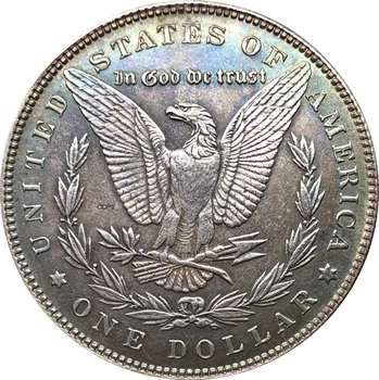 Spojené Štáty Americké 1903 Morgan Jeden Dolár NÁS Mince Slobody Cupronickel Strieborné Pozlátené V Boha veríme, Skopírujte Mince