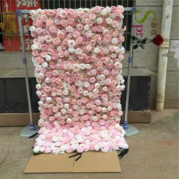 SPR Čína pôvodné svadobné dekorácie backfdrop hodváb umelý kvet stenu