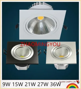 STE 1PCS COB LED Downlight 9W 15W 21W 27W 36W 85-265V Povrchovú montáž na Stenu Spot light led pre domácu Kuchyňu, Kúpeľňu Dekor