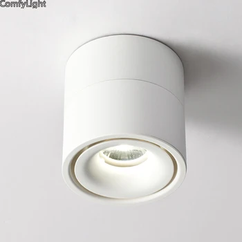 Strop downlight LED stropné svietidlo Otočiť Spot light AC85-265v domov osvetlenie led žiarovka svetla spálňa/montáž izba shopwindow