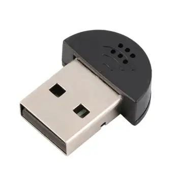 Super USB Mini Ľahký USB 2.0 Mikrofón MIC Audio Adaptér 100-16kHz pre PC, Notebook Laptopest