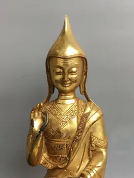 Svadobné dekorácie Čína bohatstvo, priaznivú Pozlátené zonka kaba sochu budhu Holding magické socha v ruke sochy Budhu
