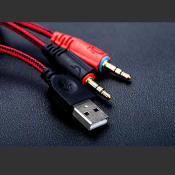 SY830MV Gaming Headset Pre Hernú Káblové Stereo Zvuk Potlačením Hluku Heandphone Pre Počítač S Mikrofónom &LED