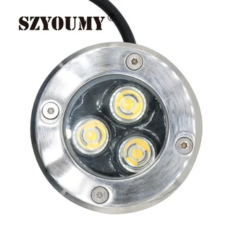 SZYOUMY 3*3W LED Podzemné Svetlo AC85~265V IP67 2years Záruka 30PCS/VEĽA 9W Podzemné Lampa