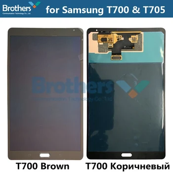 Tablet LCD Displej Pre Samsung Galaxy Tab S T705 T700 Panel LCDAssembly pre T705 T700 S Dotykovým displejom Digitalizátorom. Sklo 8.4 