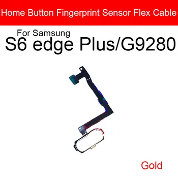 Tlačidlo domov Flex Kábel Pre Samsung Galaxy S6 Okraji Plus G9280 Vrátiť Tlačidlo Späť Botton Odtlačkov prstov Dotyk ID Opravu, Výmenu