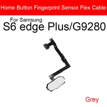 Tlačidlo domov Flex Kábel Pre Samsung Galaxy S6 Okraji Plus G9280 Vrátiť Tlačidlo Späť Botton Odtlačkov prstov Dotyk ID Opravu, Výmenu