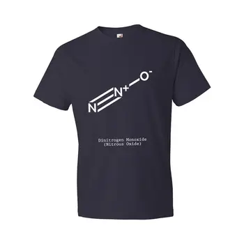 Tričká Módne 2019 Molekuly Oxidu dusného N2O T-Shirt Vedy Oxid T-shirt Oxid Racing Darček Posádky Krku Mužov Krátke Rukáv